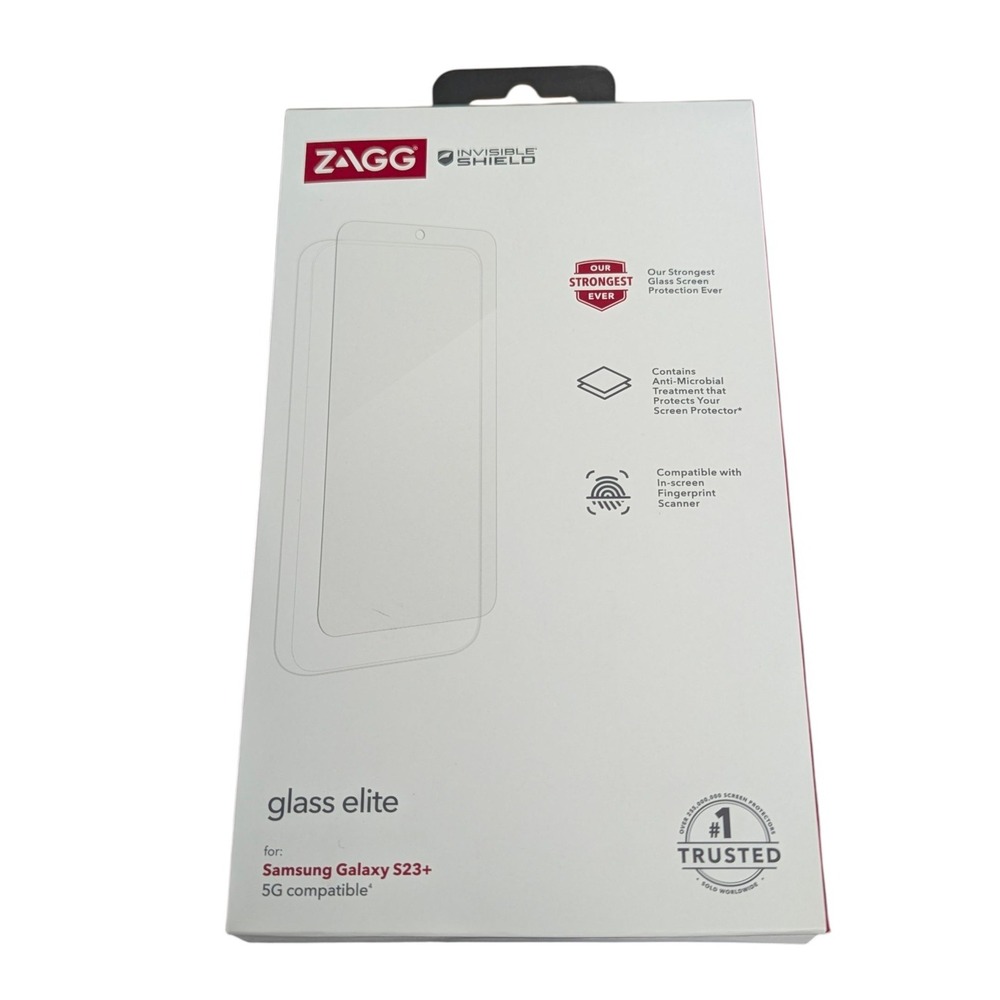Mm5N ZAGG Invisible Shied Glass Elite Screen‎ Protector for Samsung Galaxy S23+